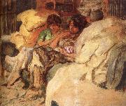 Three women in the sofa Edouard Vuillard
